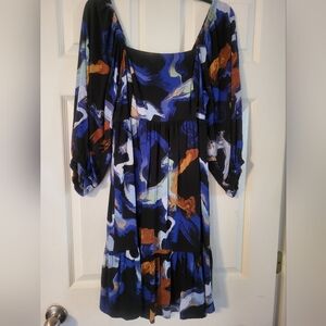 Nine West Multicolor Dress, Medium